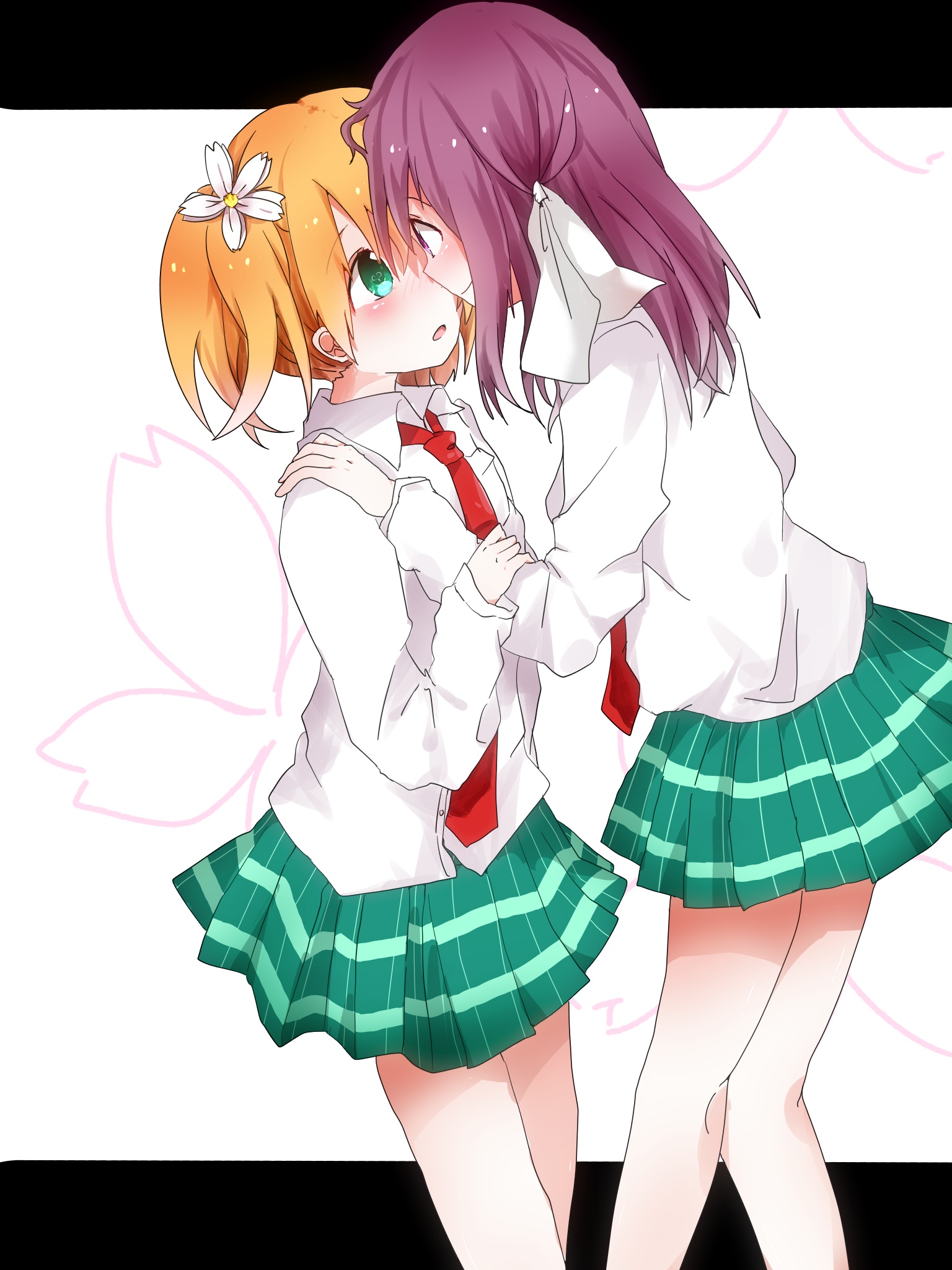 これから燃え上がる直前のような二次美少女同士の百合からレズになりそうな二次エロ画像-39